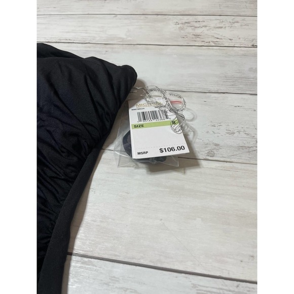 Michael Kors Women's One-Shoulder Blouson One-Piece Swimsuit - Picture 7 of 8